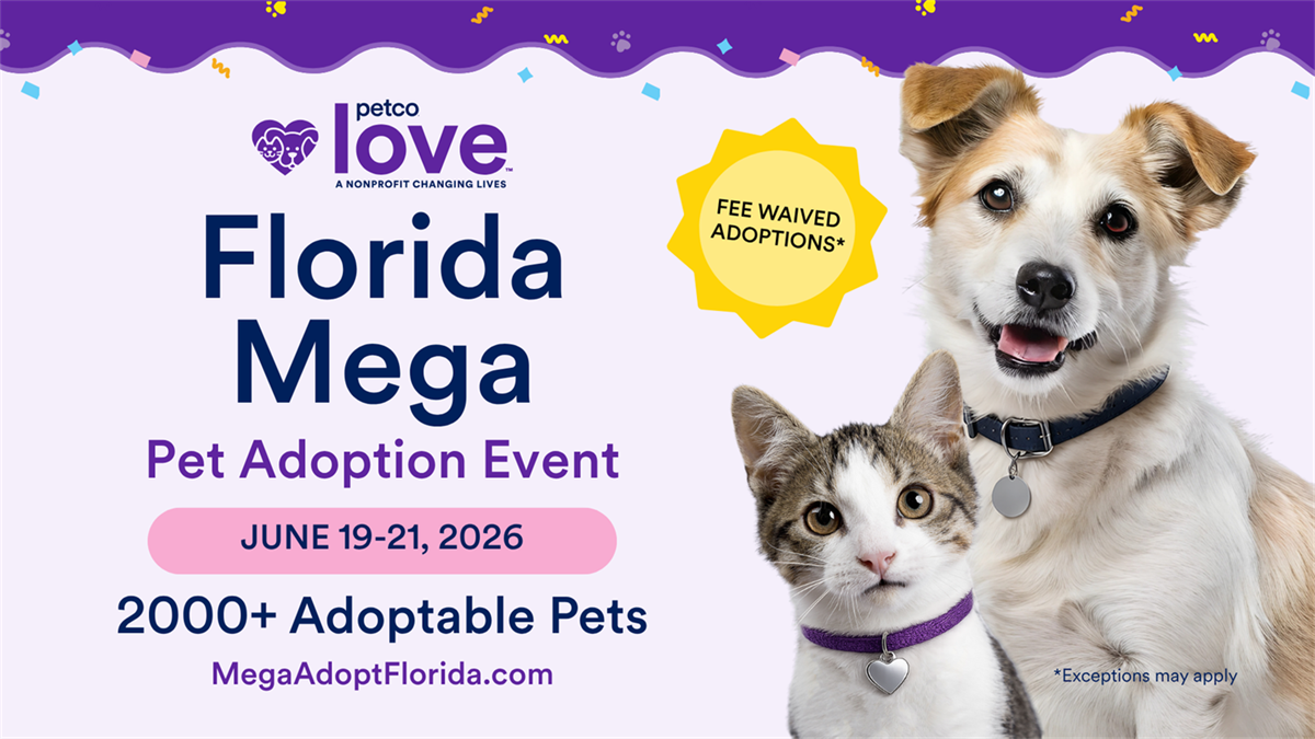 Petco Love Florida MEGA Pet Adoption Event Returning | Collier County, FL
