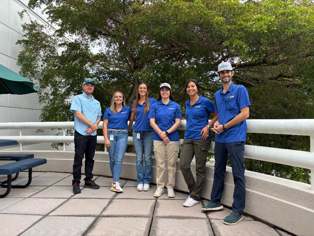 All 6 sample team members of the water quality monitoring program